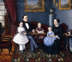 Retrato de uma família jovem, 1855