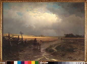 The Thaw (Thaw) - Pintura de Alexei Kondratyevich Savrasov (Savrasov) (1830-1897), óleo sobre tela