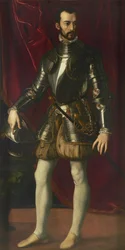 Retrato de Francesco I de Medici 1541-1587, Grão-Duque da Toscana, 1570-1575.
