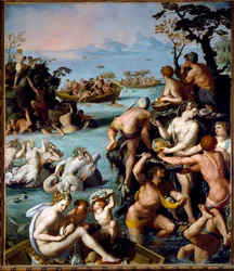 The Pearl Fishermen, c.1570-1573 (óleo sobre ardósia)