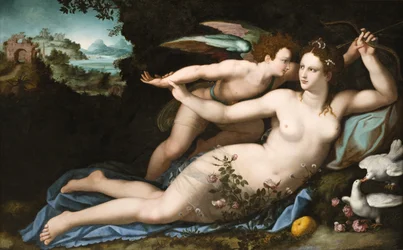 Vénus a desarmar o Cupido
