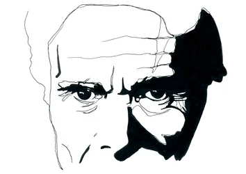 Retrato do escritor e realizador italiano Pier Paolo Pasolini (Retrato do escritor e realizador italiano Pier Paolo Pasolini)