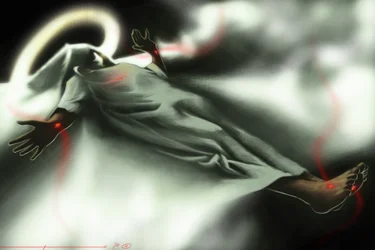 A Ressurreição de Cristo. Ilustração de Alessandro Lonati 2010
