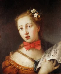 Retrato de um jovem cantor, do século XVIII.