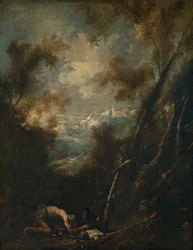 São Jerónimo numa paisagem