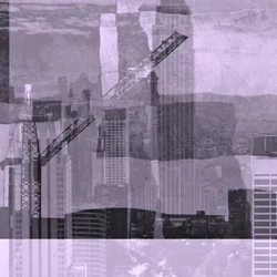 Cityscape,2019,(mixed media;collage;found object)