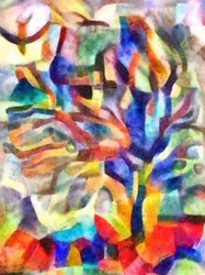 árvore de fruta, 2017, (mixed media)