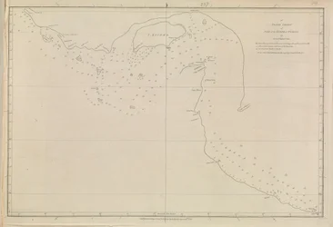 Planos de portos, Dalrymple, Alexander, publicados em 1791. Uma carta plana do Golfo da Pérsia, por Lieut. John Cant 1773