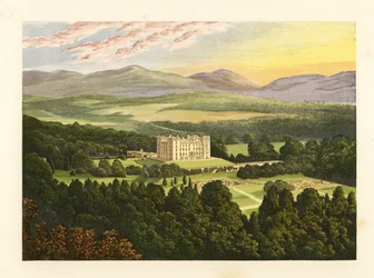Castelo de Drumlanrig, Dumfriesshire, Escócia.