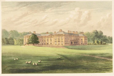 Holme Lacy House, Herefordshire, Inglaterra. 1880 (gravura)