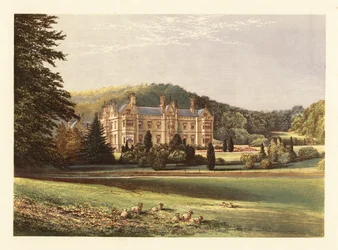Mamhead, Devon, Inglaterra. ,1880 (gravura)