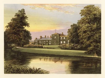 Netherhall, Cumberland, Inglaterra. ,1880 (gravura)