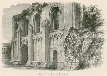 Abadia de Glastonbury, Capela de São José, Exterior