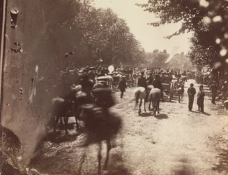 [Grand Army Review, Pennsylvania Avenue, Washington], 23 ou 24 de maio de 1865.