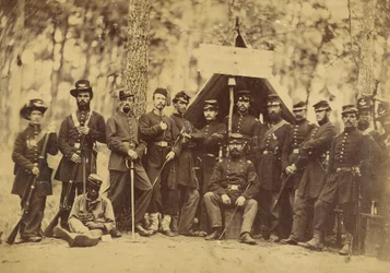[Grupo de oficiais da União].