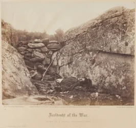 Lar de um Rebel Sharpshooter, Gettysburg, Julho