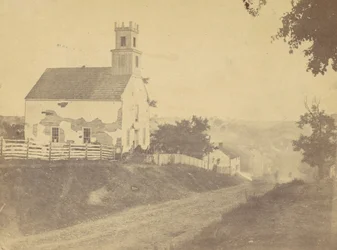 Igreja Luterana, Sharpsburgh, Maryland, setembro de 1862, 1862.