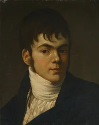 Retrato de Alexander Khristoforovich Vostokov 1781-1864, 1803-1804