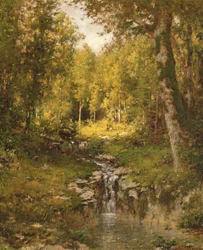Piscina na floresta, 1880