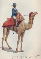 Um camelo-Sowar dos 10os lanceiros de Bengala, c1880 1905.