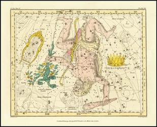 1822 - Alexander Jamieson - Corona Borealis, Hércules e Cérbero e Lyra