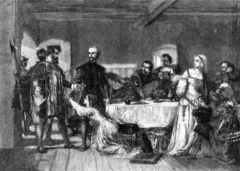 A prisão de John Brown de Ashford, um Lollard, 1517, 1856