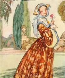 Anne Boleyn, c1507-1536. esposa e consorte de Henrique VIII, mãe da rainha Elizabeth I, 1937