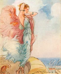 Helena de Tróia, filha de Zeus e Leda, 1937
