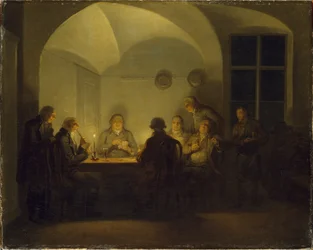 Jogadores de cartas, 1815