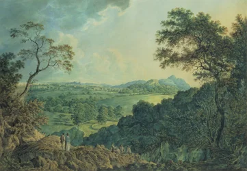 Vista, de, edimburgo, de, corstorphine, colina