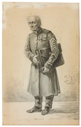 Um veterano do exército imperial russo, 1837