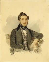 Retrato de Nikolay Mikhaylovich Donaurov 1806-1849, 1830s