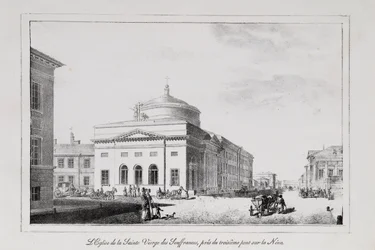A Igreja da Alegria de todos os que choram Série Vistas de São Petersburgo, década de 1820
