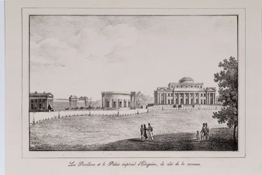 O Palácio Yelagin na Série São Petersburgo Vistas de São Petersburgo, década de 1820