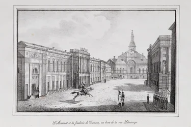 Vista do Arsenal e da Fundição na Série São Petersburgo Vistas de São Petersburgo, década de 1820