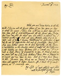 Carta de Alexander Pope a Charles Montagu, 3 de dezembro de 1714.