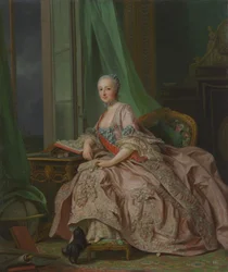Anastasia Ivanovna, princesa de Hesse-Homburg 1700-1755, née Condessa Trubetskaya, 1757