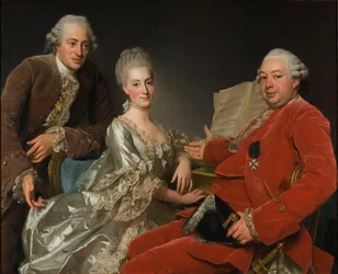 John Jennings, seu irmão e cunhada, 1769