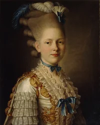 Retrato da Condessa Kh. Obolenskaya, ca 1776