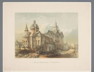 Onze Lieve Vrouwe Munsterkerk te Roermond Igreja de Nossa Senhora em Roermonde (título no objeto) Monumentos antigos da arquitetura do século XI ao século XIII em Limburgs (título da série)