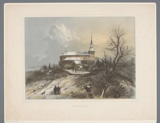 Igreja de Saint Lambert em Kerkrade Kerkrade (título no objeto) Rolduc et ses environs (título da série)