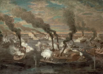 Grande Batalha Naval de Memphis, Tennessee, em 6 de junho de 1862