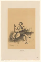 Auto-retrato de Cornelis Troost
Observação de consolação (título sobre o objecto)
