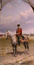 Retrato do imperador Nicolau II 1868-1918, 1908