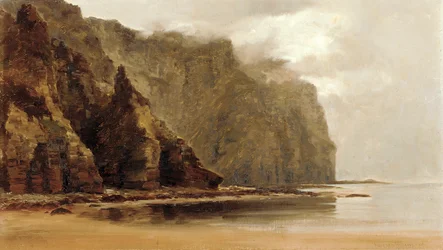 The Minaum Cliffs, Achill Island, County Connaught, Irlanda (óleo sobre tela)
