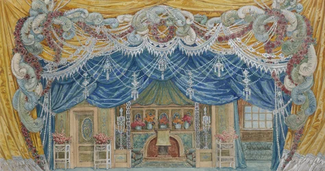 Projeto de palco, década de 1920.