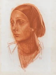 Retrato da bailarina Anna Pavlova 1881-1931, c. 1924