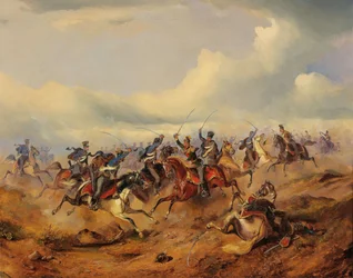 Uma Cena da Revolução Húngara em 1848-1849, c. 1850.