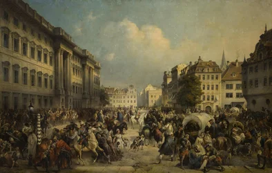 A ocupação de Berlim pelas tropas russas em outubro de 1760, 1849