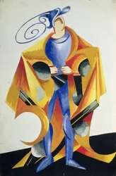Desenho de figurino para Romeu e Julieta
